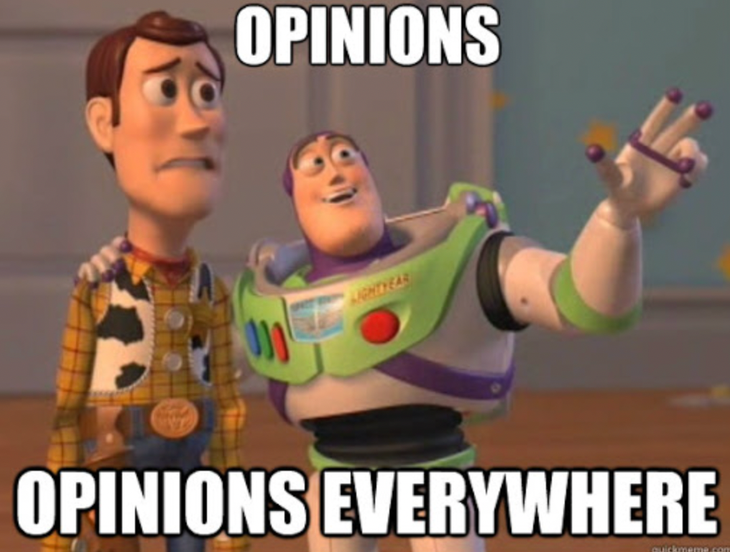 Opinions meme