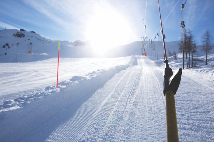 T Bar ski lift