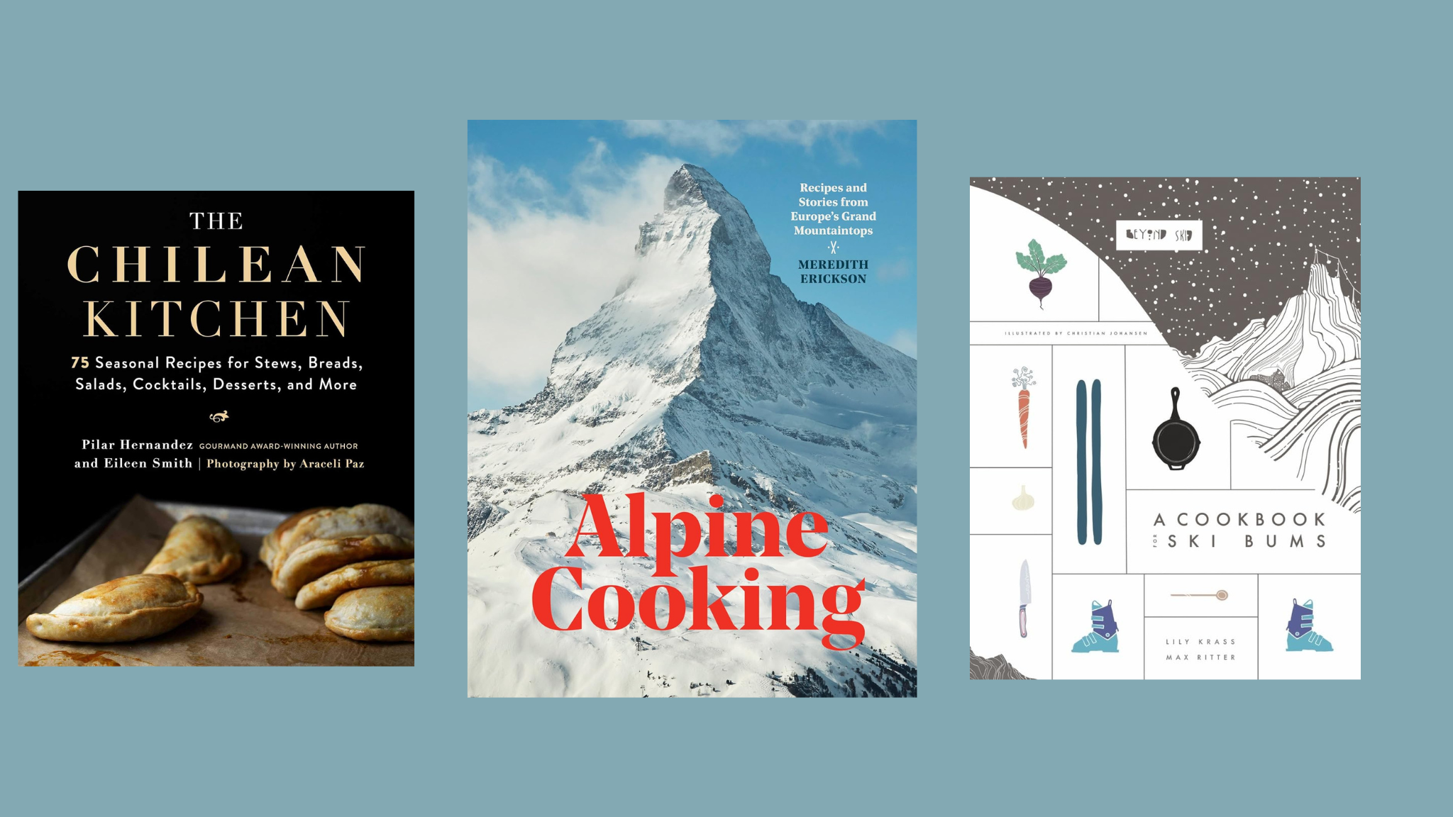 ski cookbook collage for main image