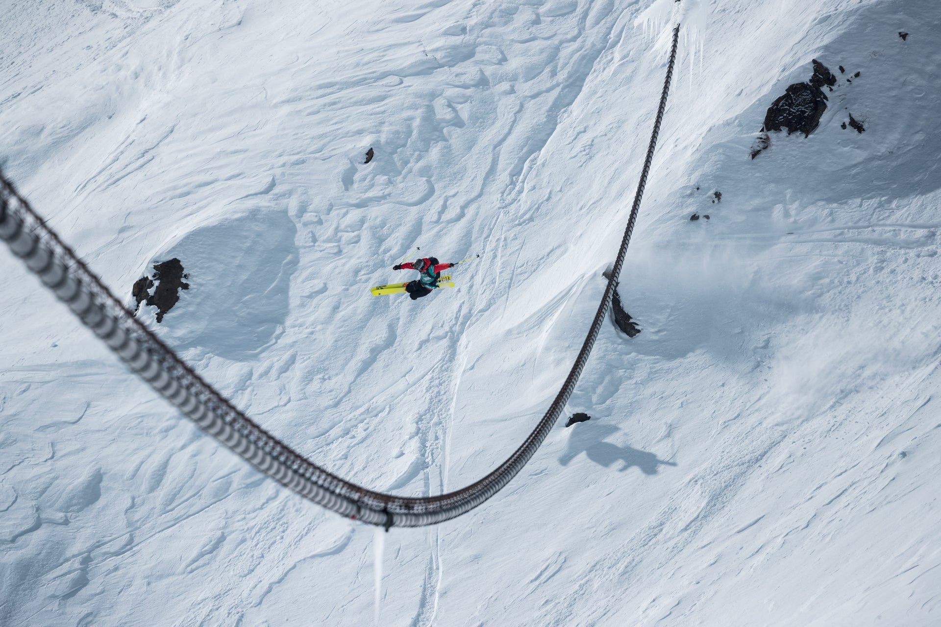 Skier Andrew Pollard Freeride World Tour Japan