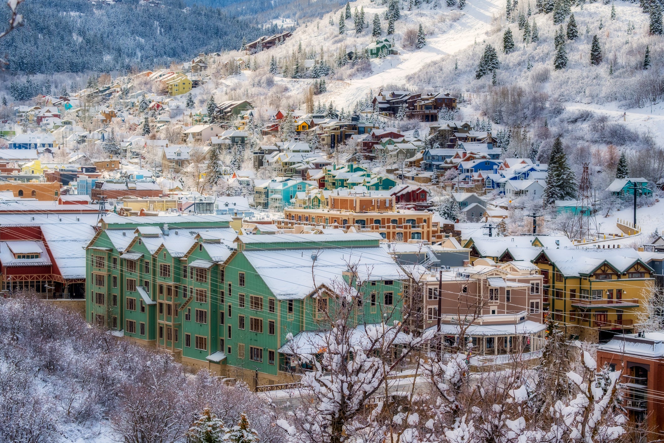 The old town district of Park City is a culinary hot spot for skiers.