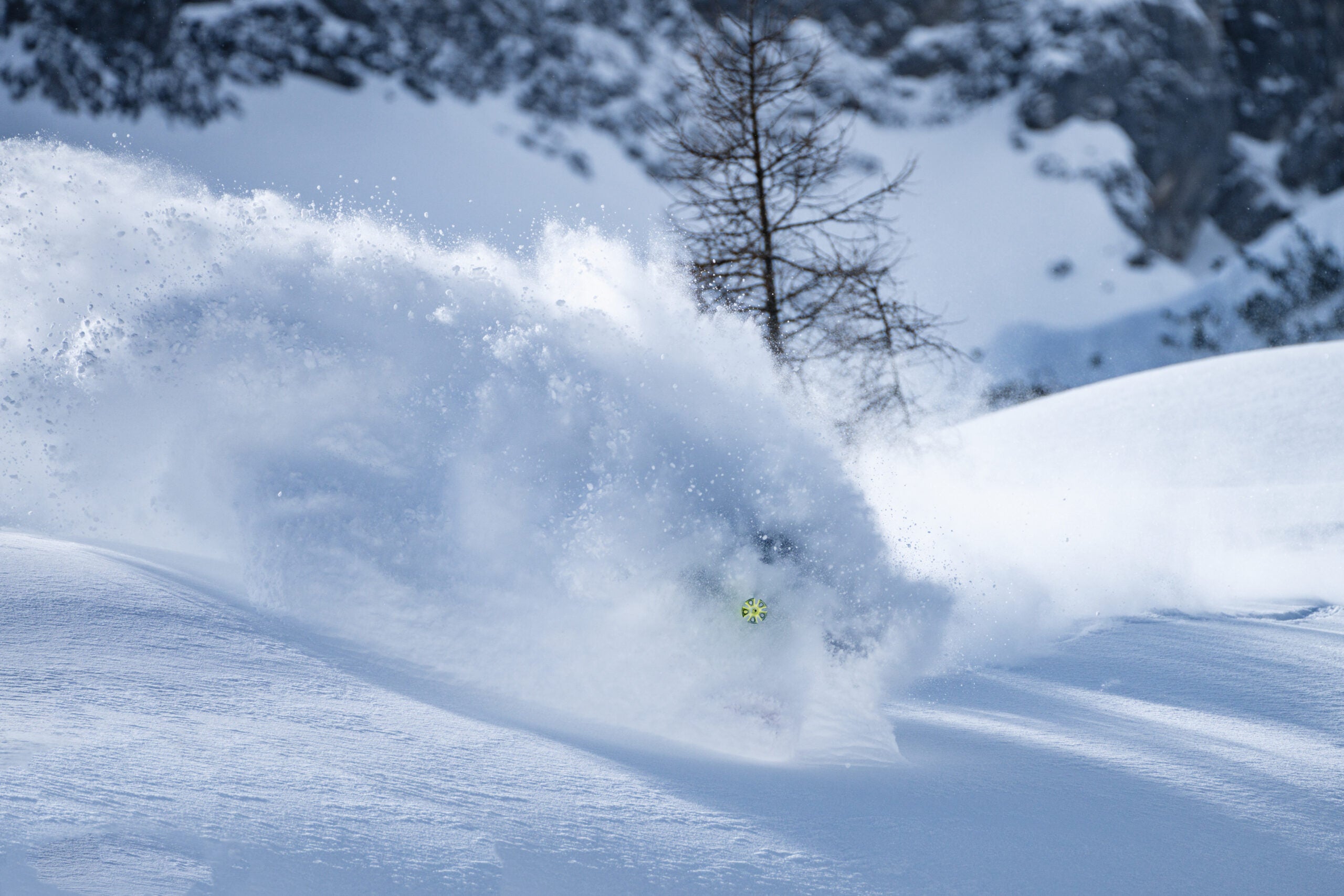 powder skiing