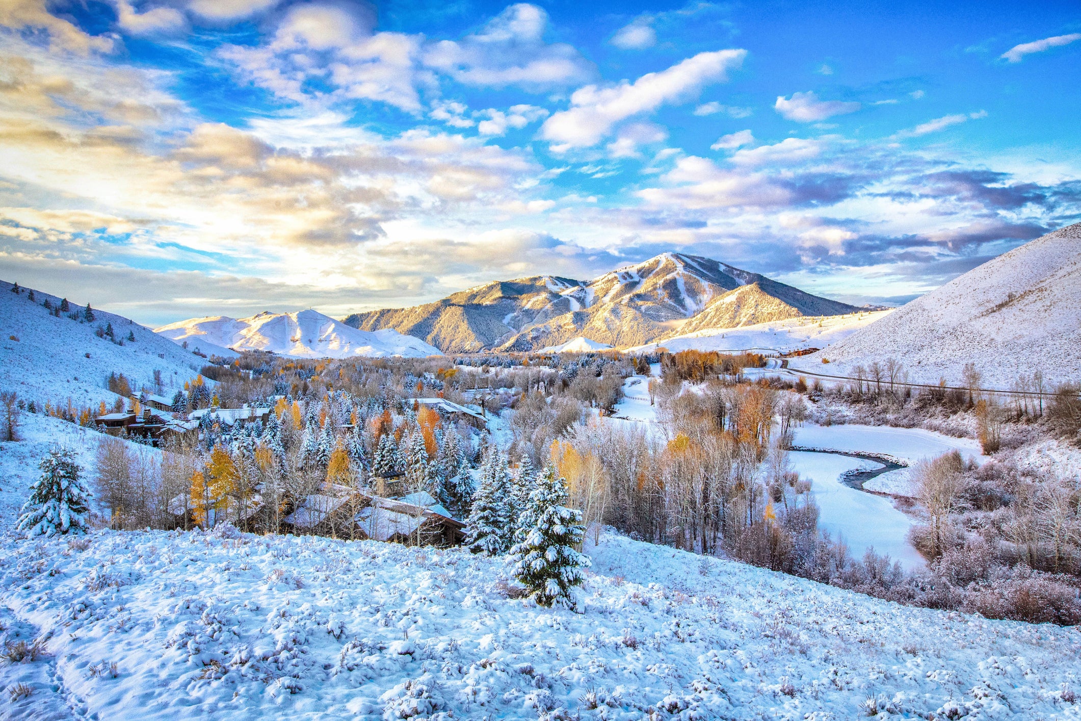 Sun Valley, Idaho offers lodging for skiers on any budget.