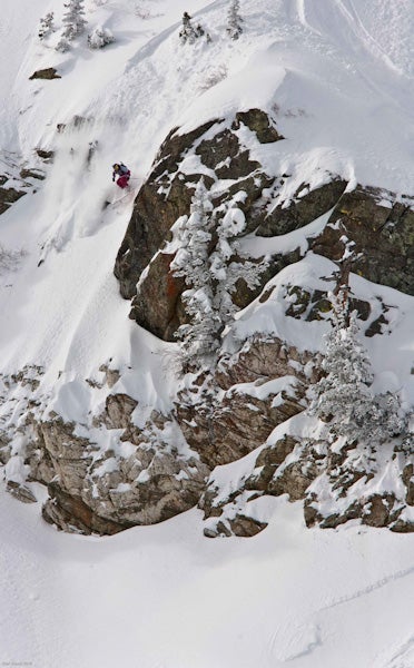 Grete Skis Gnarly Lines The Salt Lake City, UT local can shred everything from X-Games halfpipes to cheese-grater rocks.
