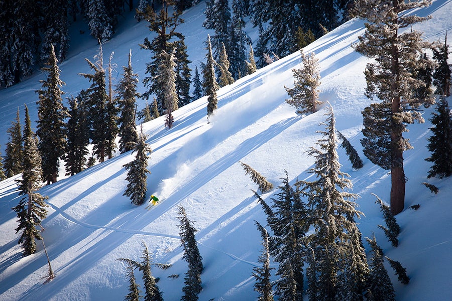 Alpine Meadows A storm dumped about 14 inches at Alpine Meadows in the Tahoe area. The goods are good.