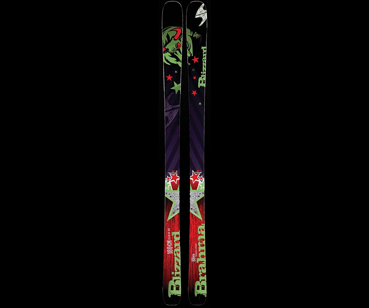 Blizzard Brahma During the industry’s fat infatuation of the past couple seasons, I forgot an incredibly important fact of life. Narrower all-mountain skis are rad.…