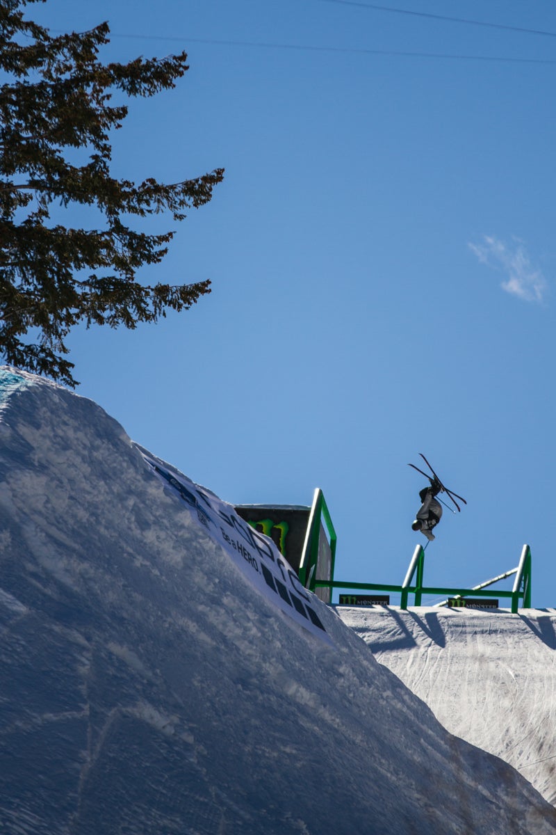 Andreas Håtviet Andreas Håtviet (NOR) landed in the bronze medal position with solid jumps and very technical rail skills such as this rodeo 450 on to the down rail.