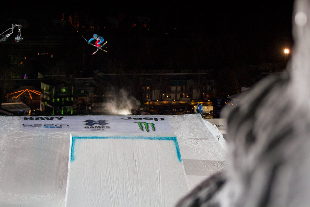 PK Hunder PK Hunder (NOR) grabs mute on his double cork in the GoPro Big Air heat 1. Hunder failed to qualify with his best two jumps totaling a 75.00
