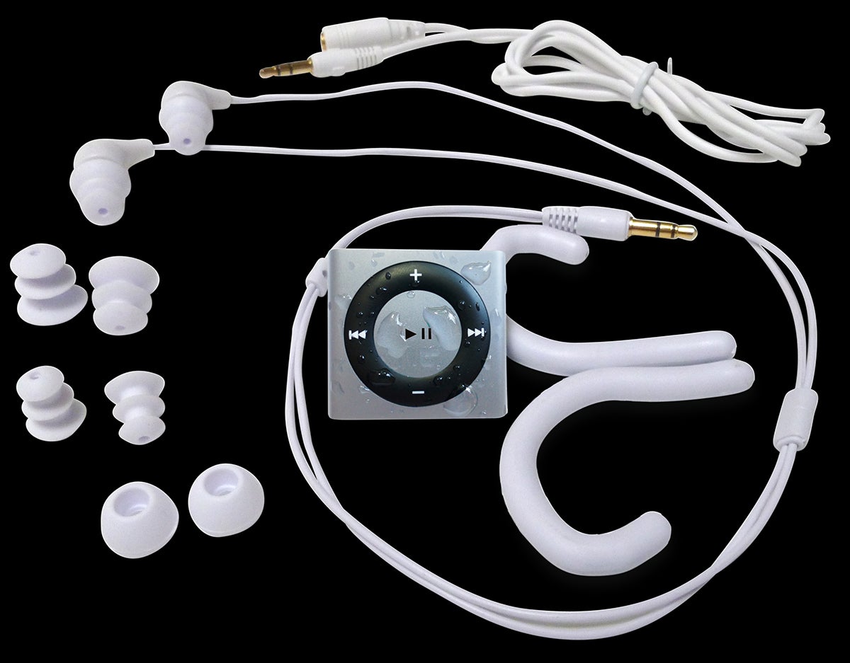 Underwater Audio Waterproof iPod Shuffle and Swimbuds I’ve got two herniated discs in my low back, and if I don’t manage them, they’ll put me on the couch for weeks at a time, which can be rather…