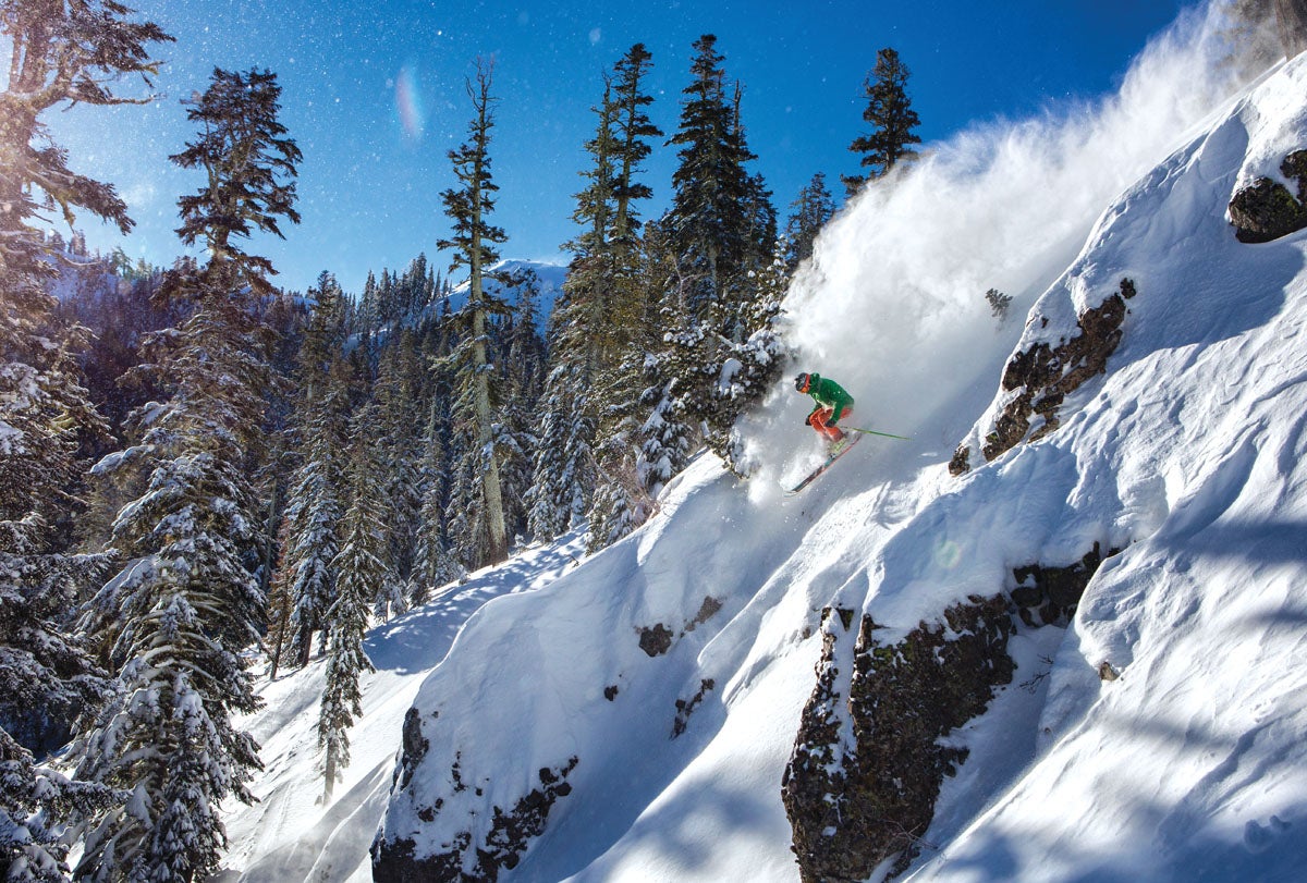SKI1117_SQUAW10_byRyanSalm The Squaw sidecountry went off this season. Pictured is skier Eric Bryant.