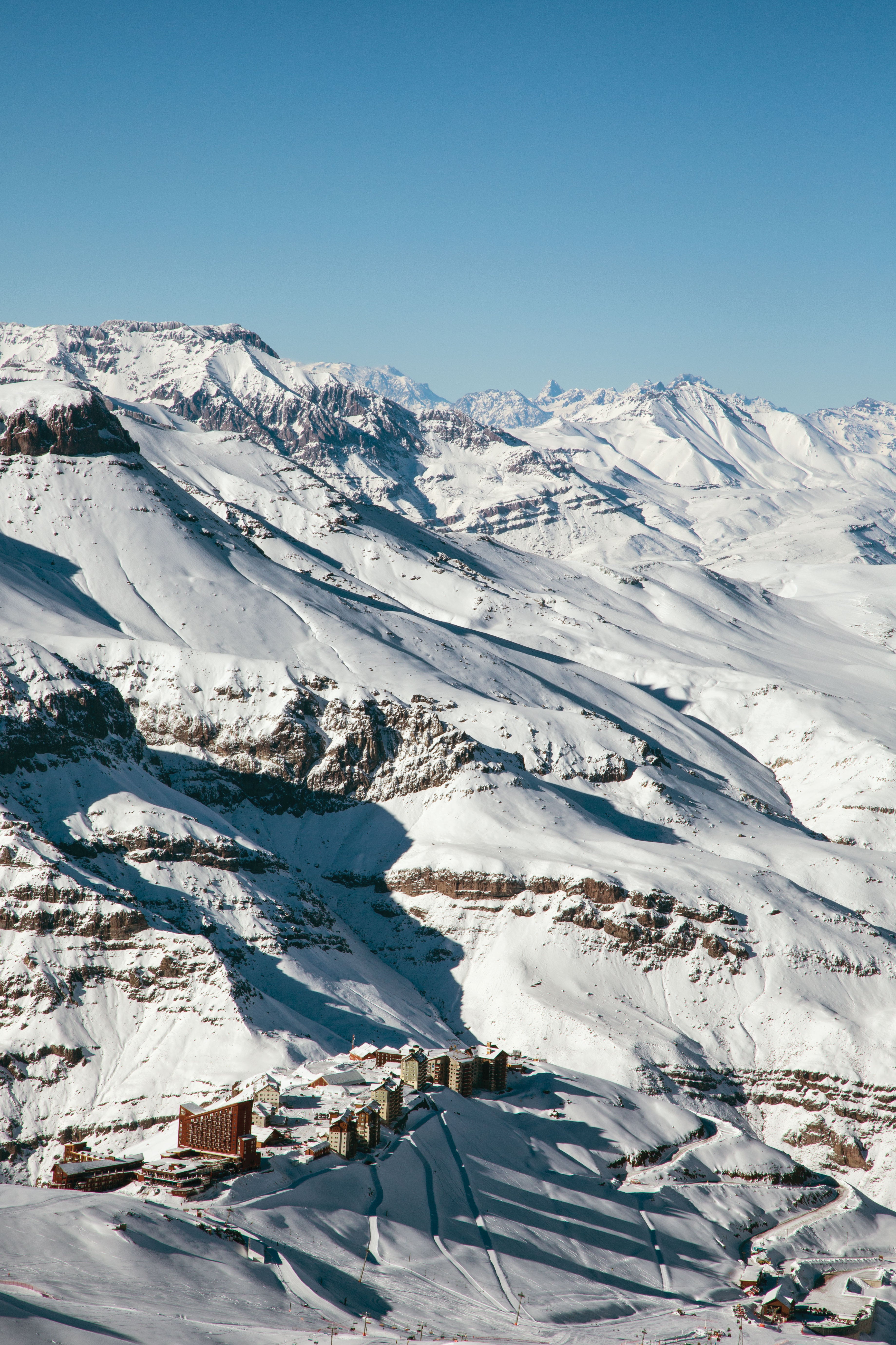 SKI0218_CHI10_byKeriBascetta_V2 Valle Nevado is perched high above the city of Santiago. The resort sits at about 10,000 feet.
