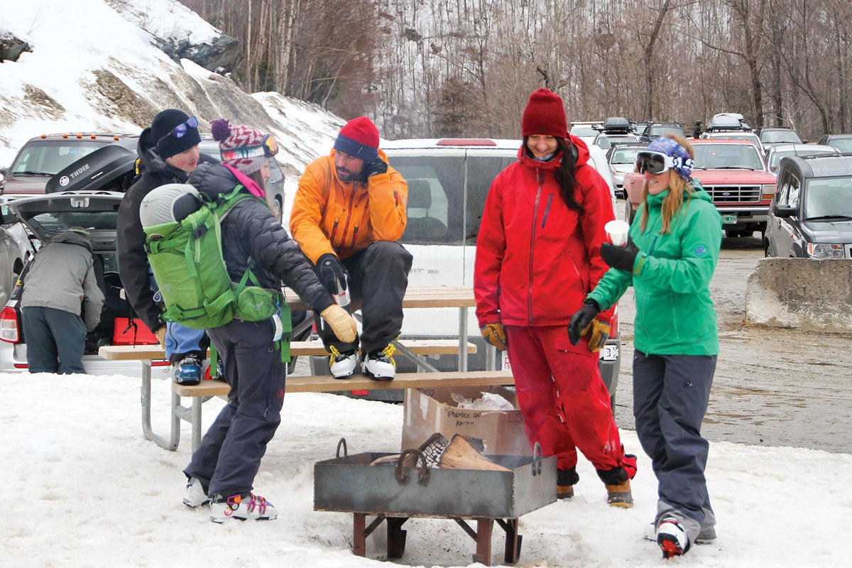 SKI0119-SMUGGS05-byBrianMohrEmberPhoto_S The parking lot tailgate scene at Smuggs' is on point.