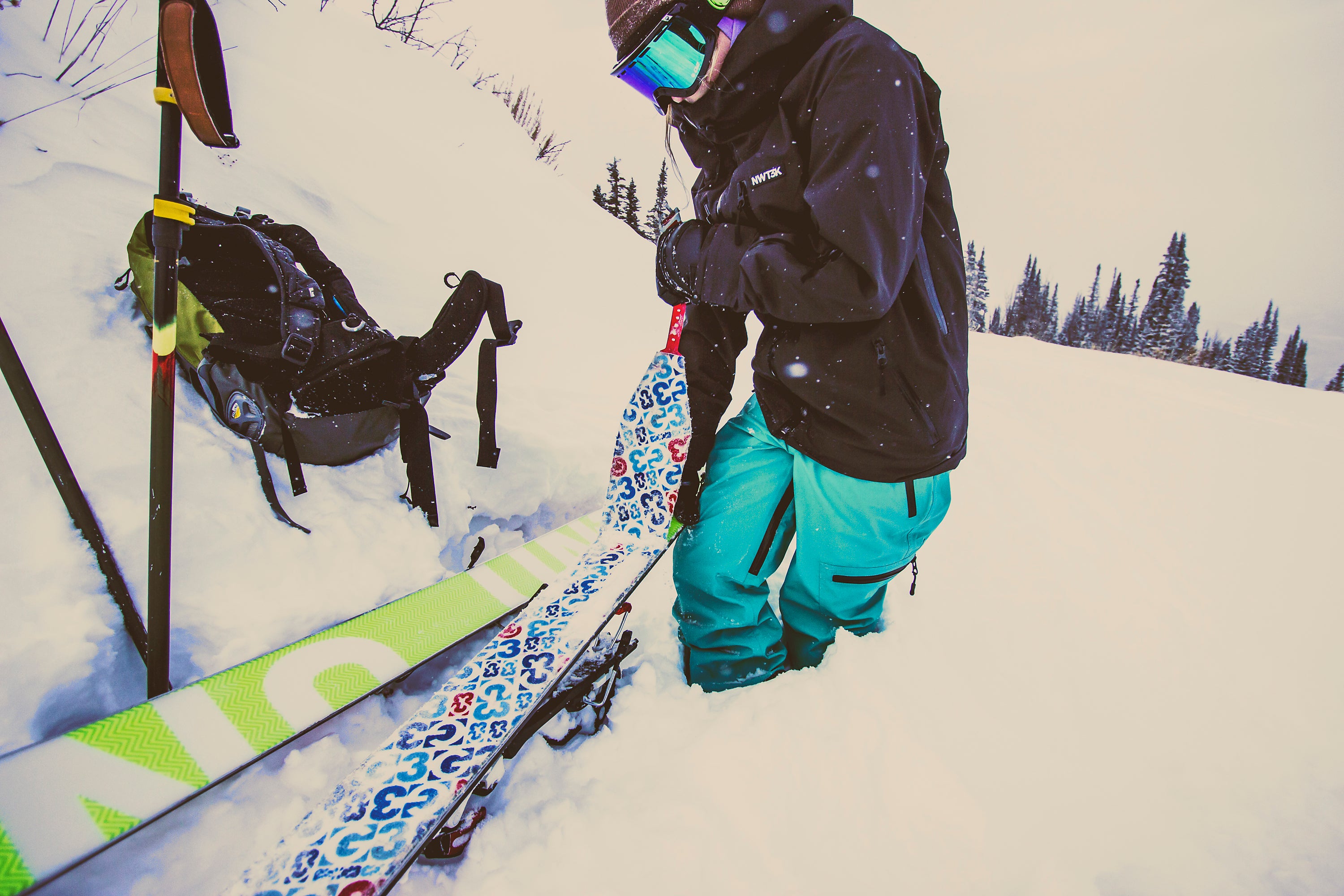 Speed touring ski