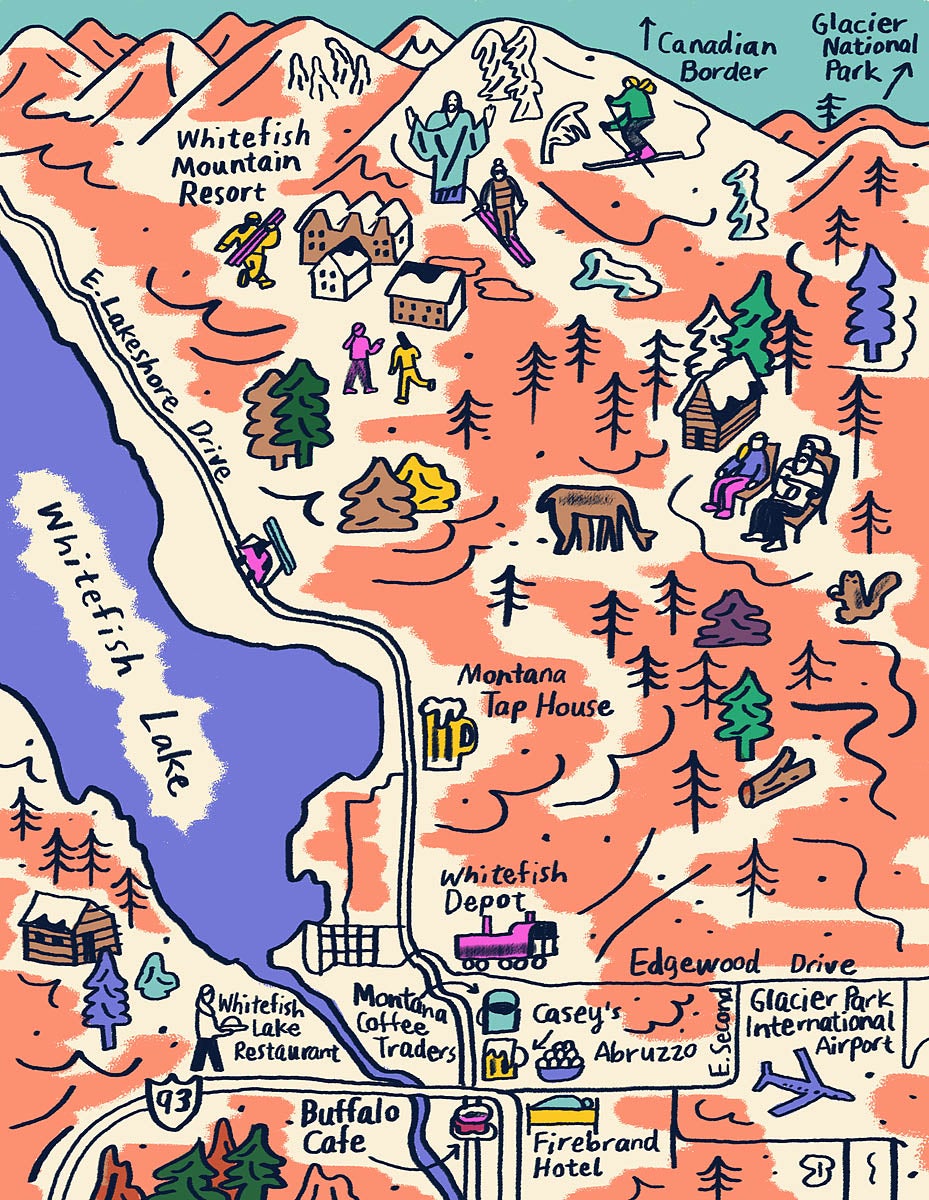 A skier's guide to the town of Whitefish, Montana