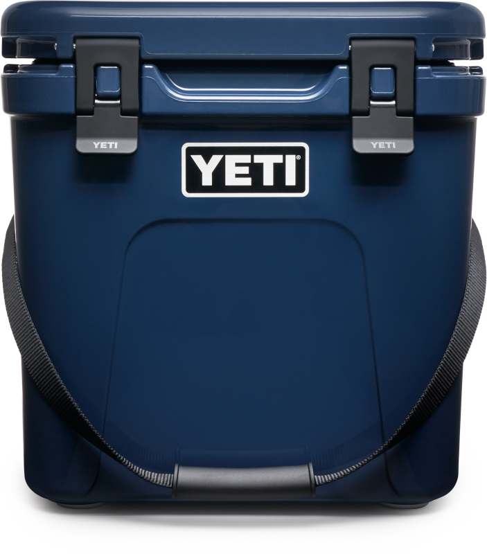 Blue hard-sided cooler