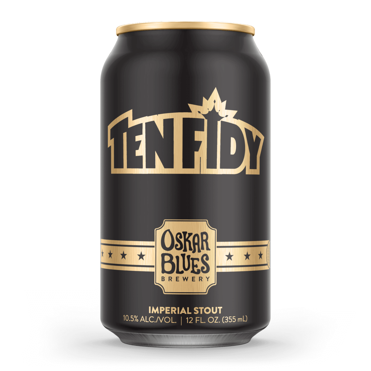 Black and gold can
