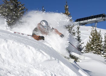 Kick Back and Relax Derek Pappas (left) and and Kevin Lawrence catch some sun in between runs.