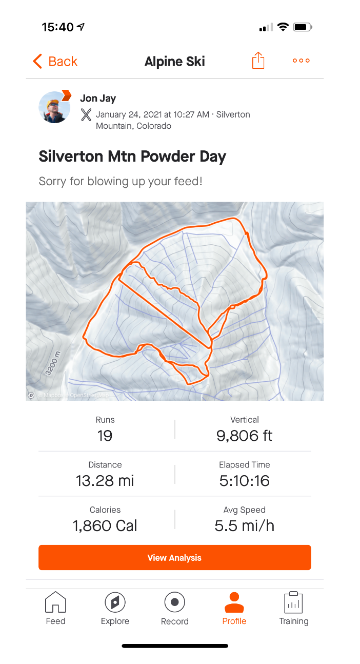 galaxy watch ski tracking